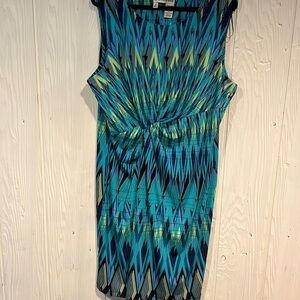 𝅺seventh Avenue Geometric dress size 2X